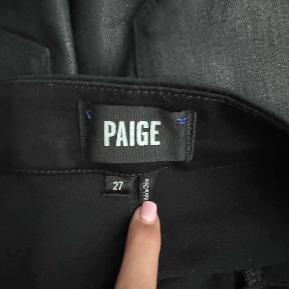 PAIGE Charcoal Denim Jeans
